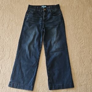 Draper James Women's Wide Leg Crop Jeans Classic Casual